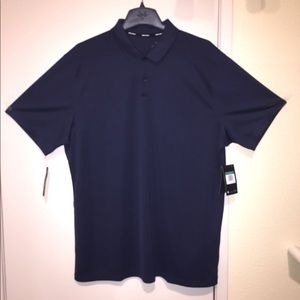 New Men’s XL Nike Navy Blue Golf Shirt, Bonus Gift